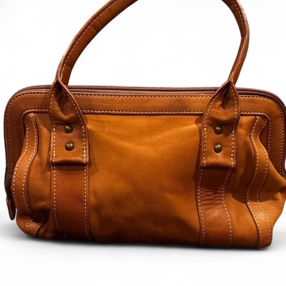 NorthStyle Tan Leather Shoulder Bag
